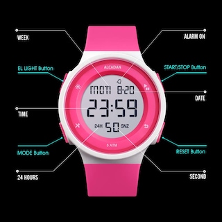 Foto 7 | Venta Internacional - Reloj Alcadan Digital Waterproof Para Hombre Y Mujer 1445