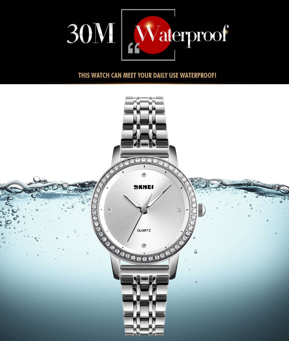 Foto 3 pulgar | Venta Internacional - Reloj Gosasa Para Mujer, Cuarzo, Acero Inoxidable, 30 M, Resistente Al Agua