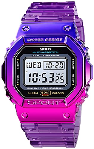 Venta Internacional - Reloj Digital Gosasa, Chapado En Silicona En Color Degradado