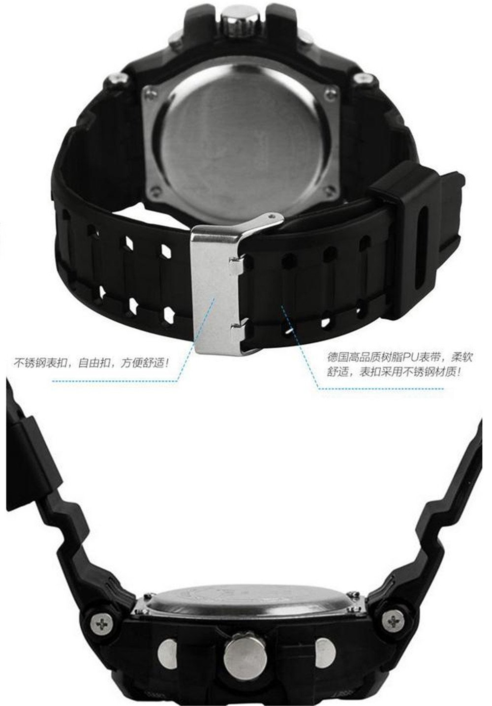 Foto 9 pulgar | Venta Internacional - Reloj Skmei Con Doble Pantalla Para Deportes Al Aire Libre, Impermeable