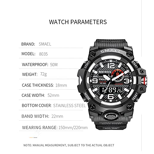 Foto 5 pulgar | Venta Internacional - Reloj Deportivo Koodea 8035 Dual Time Digital Para Hombre