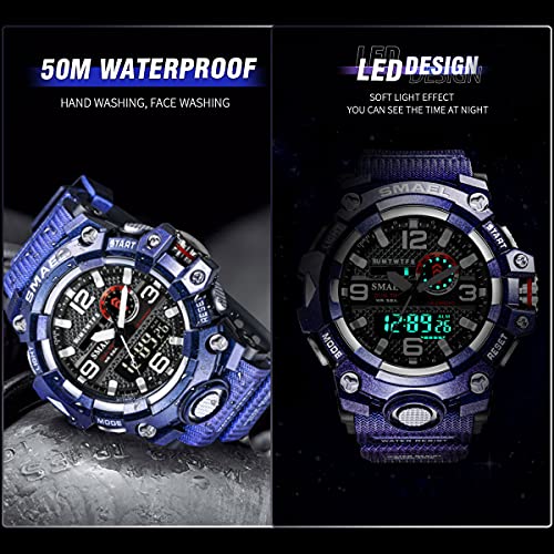 Foto 6 pulgar | Venta Internacional - Reloj Deportivo Koodea 8035 Dual Time Digital Para Hombre
