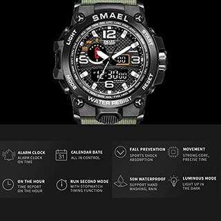 Foto 2 | Venta Internacional - Reloj Koodea 1545d Para Hombre, Resistente Al Agua Hasta 50 M, Con Despertador