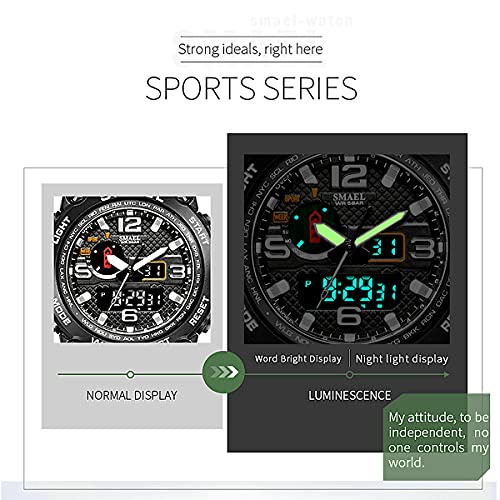 Foto 4 pulgar | Venta Internacional - Reloj Koodea 1545d Para Hombre, Resistente Al Agua Hasta 50 M, Con Despertador