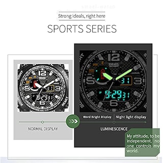 Foto 3 | Venta Internacional - Reloj Koodea 1545d Para Hombre, Resistente Al Agua Hasta 50 M, Con Despertador