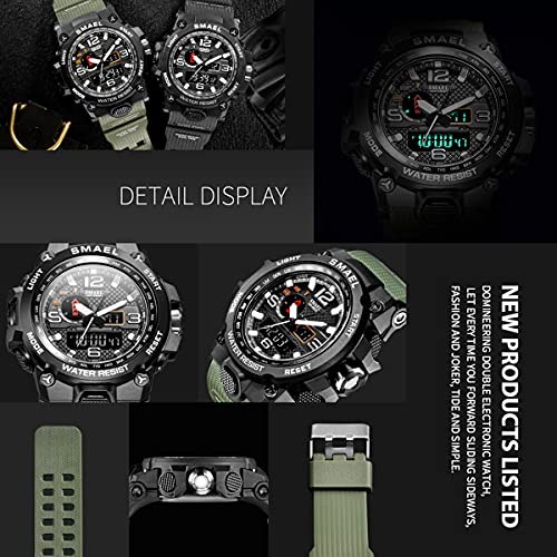 Foto 9 pulgar | Venta Internacional - Reloj Koodea 1545d Para Hombre, Resistente Al Agua Hasta 50 M, Con Despertador
