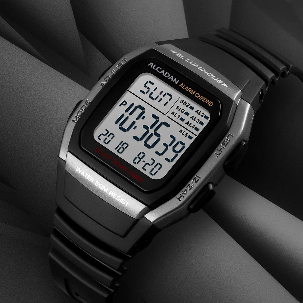 Foto 7 pulgar | Venta Internacional - Reloj Alcadan Digital Outdoor A Prueba De Agua Para Hombre Y Mujer