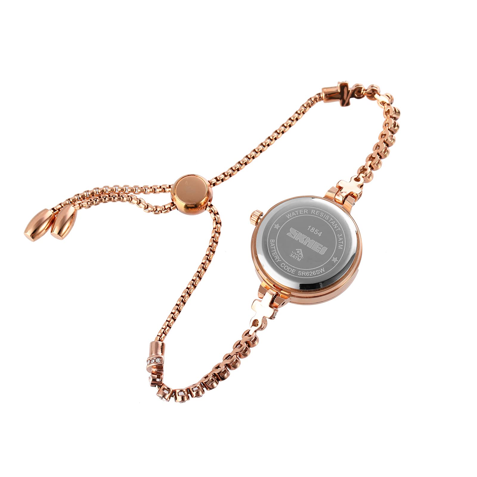 Foto 5 pulgar | Venta Internacional - Reloj Tonnier Quartz Para Mujer Con Pulsera De Diamantes 3atm