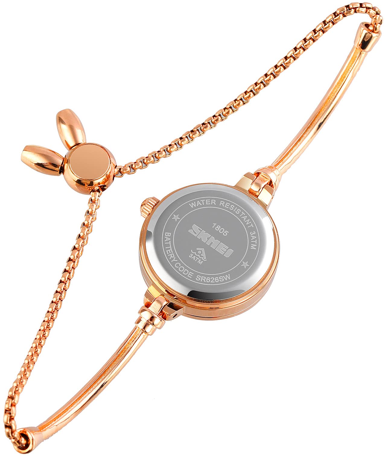 Foto 9 pulgar | Venta Internacional - Vestido De Oro Rosa Watch Fanmis Para Mujer Con Diamantes Brillantes