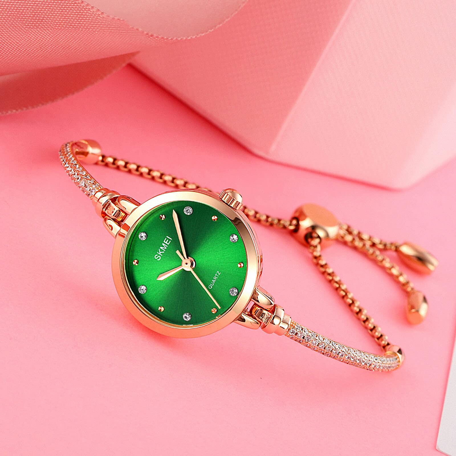 Foto 5 pulgar | Venta Internacional - Reloj De Pulsera Skmei Para Mujer, De Cuarzo, Moderno Y Resistente Al Agua