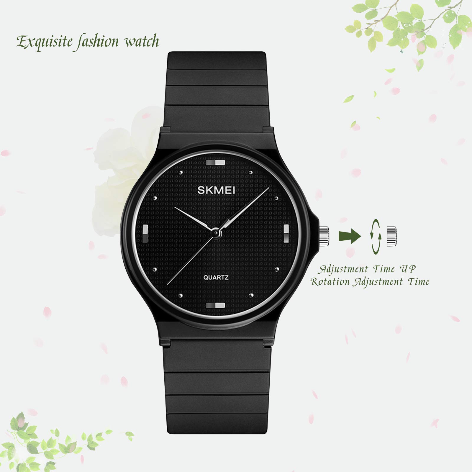 Foto 5 pulgar | Venta Internacional - Reloj de Pulso Skmei Impermeable para Mujer Negro