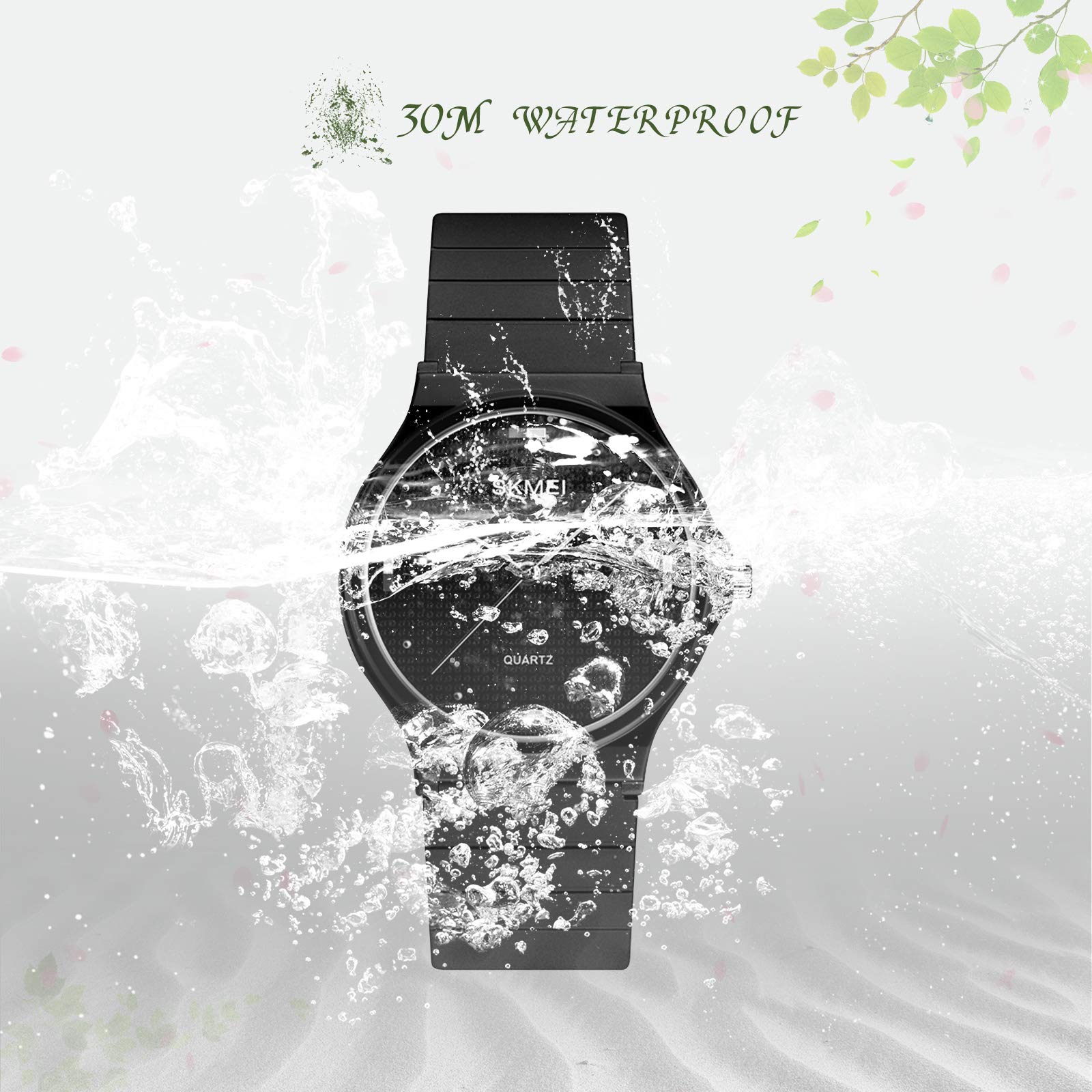 Foto 7 pulgar | Venta Internacional - Reloj de Pulso Skmei Impermeable para Mujer Negro