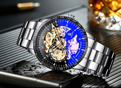Foto 3 | Venta Internacional - Reloj Automático De Lujo De Acero Inoxidable Ik Colouring Fanmis