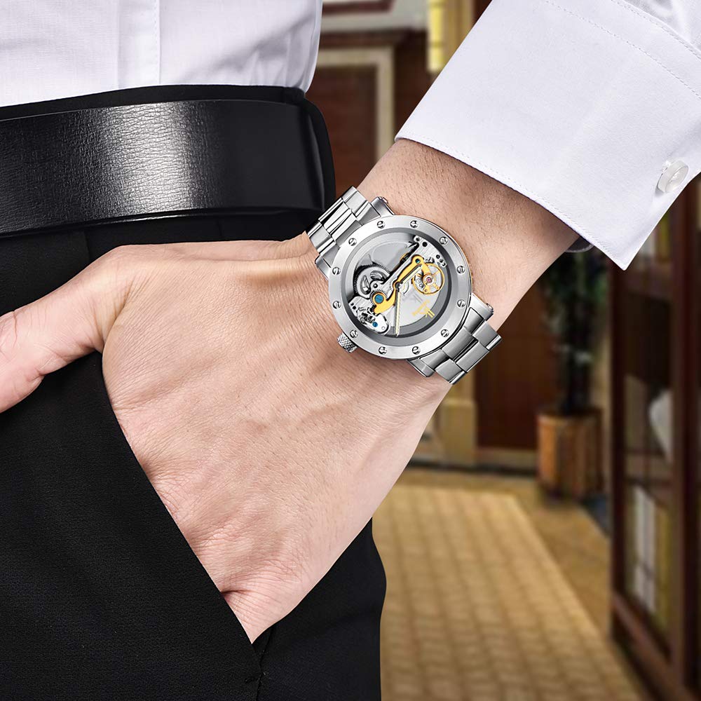 Foto 5 pulgar | Venta Internacional - Reloj Automático De Lujo De Acero Inoxidable Ik Colouring Fanmis