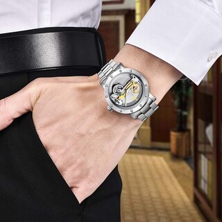 Foto 4 | Venta Internacional - Reloj Automático De Lujo De Acero Inoxidable Ik Colouring Fanmis