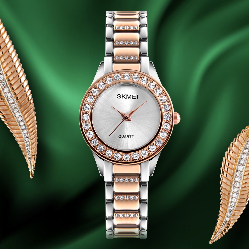 Foto 3 | Venta Internacional - Reloj Gosasa De Moda Para Mujer Con Cristal Swarovski En Tono Dorado