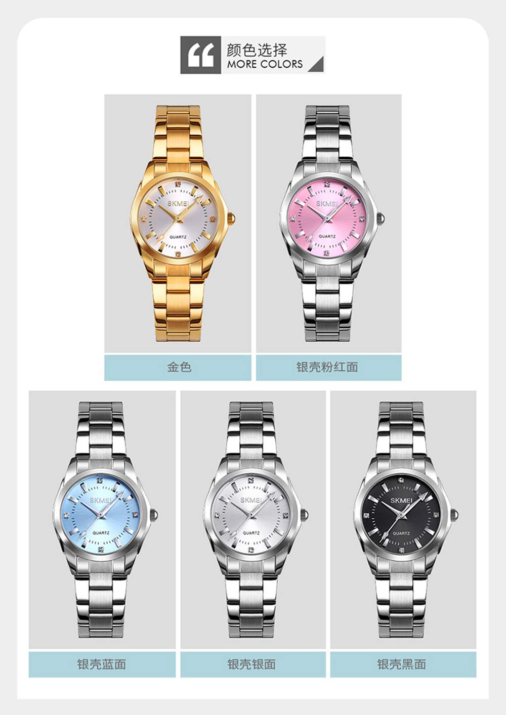 Foto 8 pulgar | Venta Internacional - Reloj Fanmis Para Mujer, Casual, Analógico, De Cuarzo Dorado