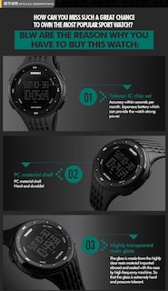 Foto 4 | Venta Internacional - Reloj Deportivo Skmei Nextstart 50 M Impermeable Led Digital