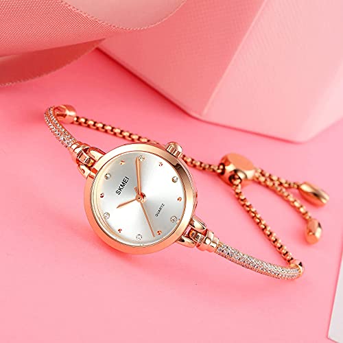 Foto 9 pulgar | Venta Internacional - Pulsera Watch Tonnier Con Diamantes Para Mujer, Resistente Al Agua Hasta 3 Atm