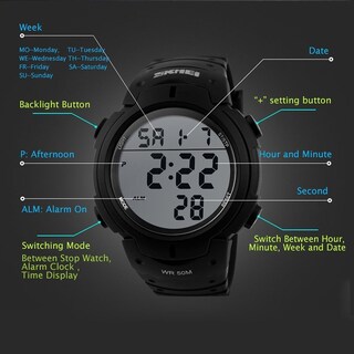 Foto 2 | Venta Internacional - Reloj Deportivo Jewtme para Hombre Caja Dorada