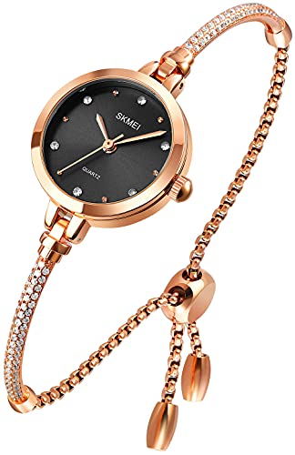 Foto 2 pulgar | Venta Internacional - Vestido De Oro Rosa Watch Fanmis Para Mujer Con Diamantes Brillantes