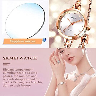 Foto 3 | Venta Internacional - Pulsera Skmei Para Mujer Con Diamantes, Talla Pequeña