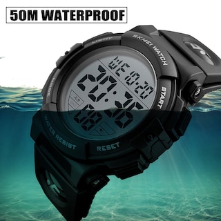 Foto 7 | Venta Internacional - Reloj Led Digital Impermeable Para Mujer Tonshen, Deportivo, Rojo