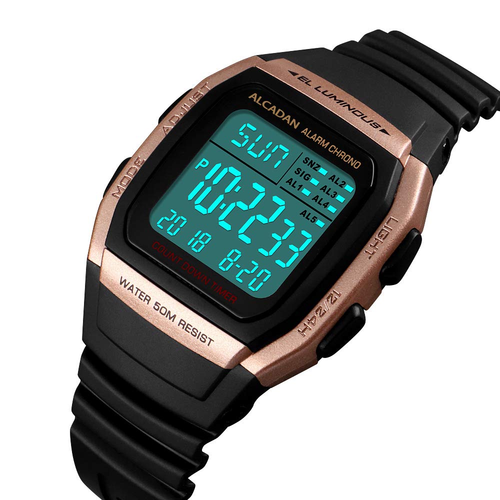 Foto 5 pulgar | Venta Internacional - Reloj Alcadan Digital Outdoor Sports Waterproof 1278 Para Hombre