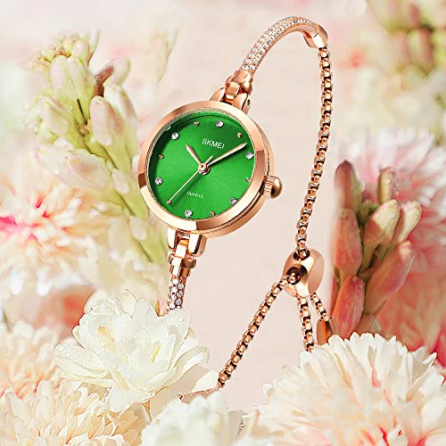 Foto 5 pulgar | Venta Internacional - Vestido De Oro Rosa Watch Fanmis Para Mujer Con Diamantes Brillantes