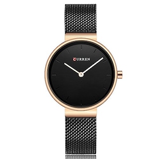 Foto 1 | Venta Internacional - Reloj para Mujer Curren Resistente al Agua Negro