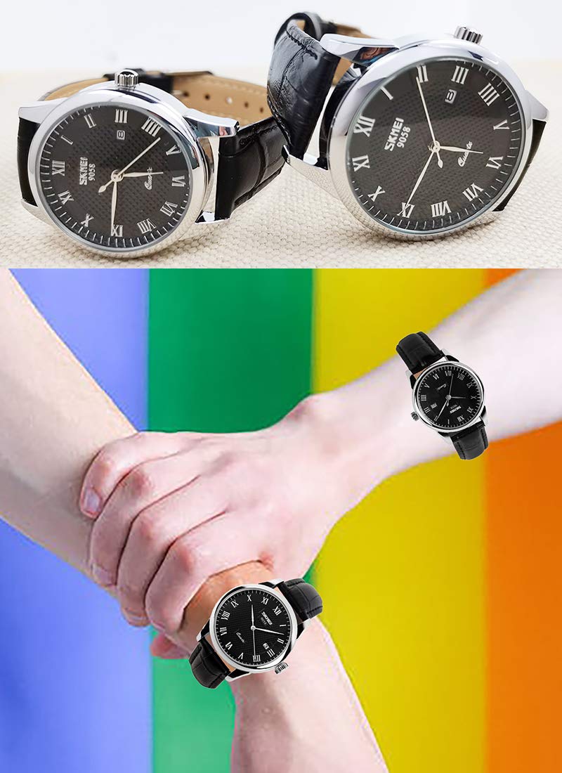 Foto 7 pulgar | Venta Internacional - Reloj Skmei para Mujer con Correa de Piel Negra