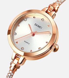 Foto 2 | Venta Internacional - Vestido De Oro Rosa Watch Fanmis Para Mujer Con Diamantes Brillantes