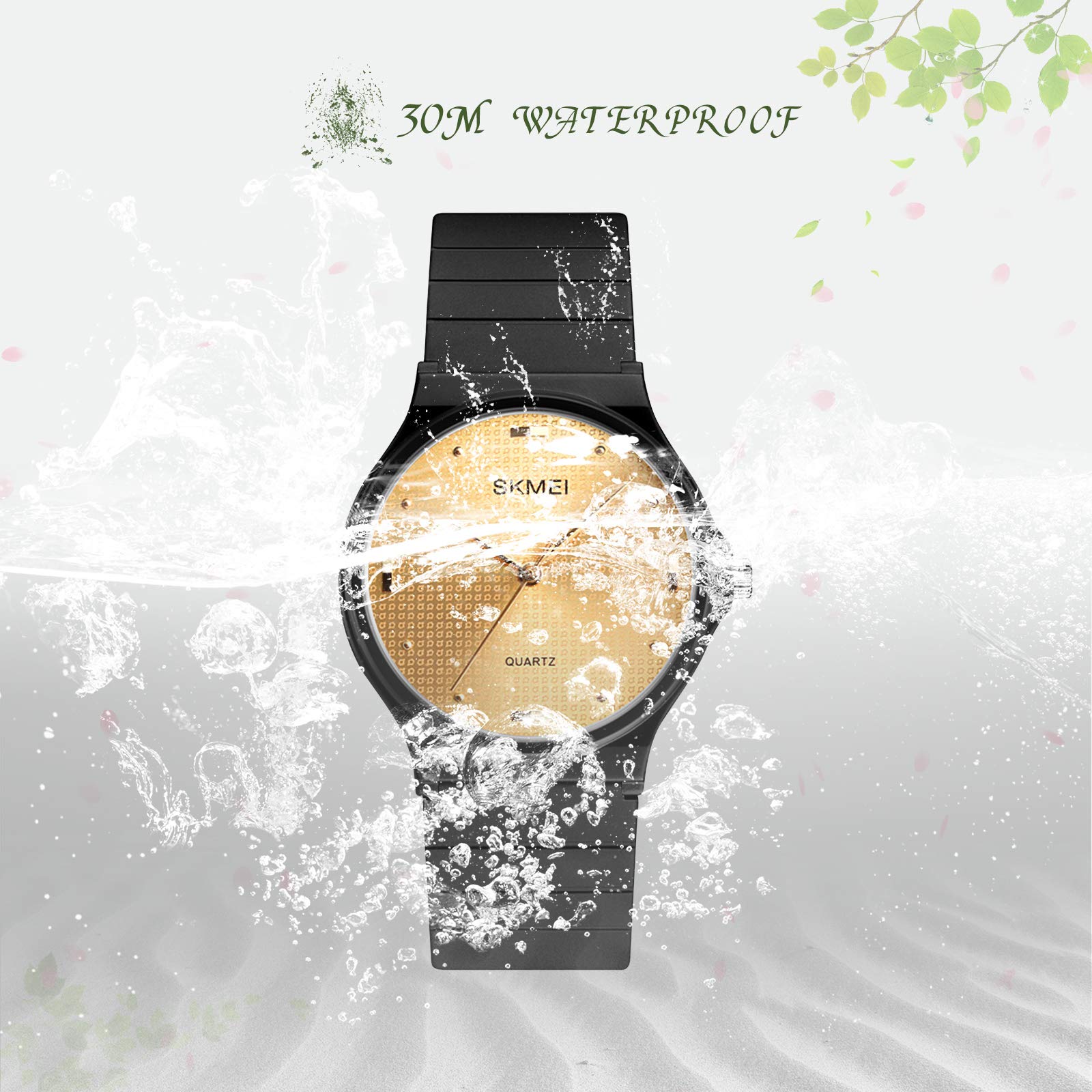 Foto 5 pulgar | Venta Internacional - Reloj para Mujer Skmei Impermeable Dorado