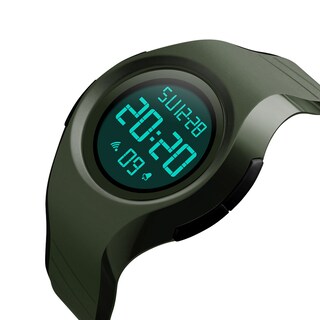 Foto 3 | Venta Internacional - Reloj Deportivo Digital Gosasa 50 M Con Alarma Impermeable, Color Verde Militar