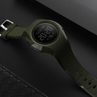 Foto 5 | Venta Internacional - Reloj Deportivo Digital Gosasa 50 M Con Alarma Impermeable, Color Verde Militar