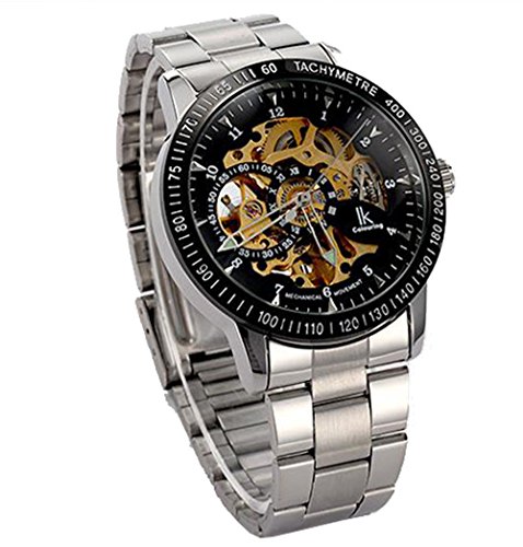 Venta Internacional - Reloj Ik Luxury Ik 98226 Esqueleto Automático De Acero Inoxidable