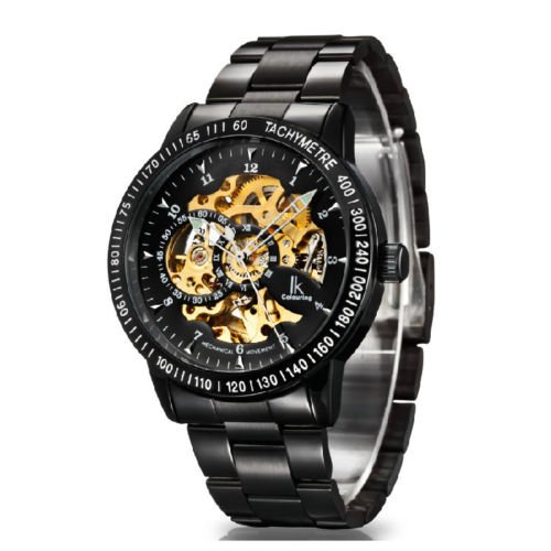 Foto 3 pulgar | Venta Internacional - Reloj Ik Luxury Ik 98226 Esqueleto Automático De Acero Inoxidable