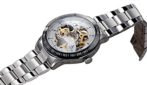 Foto 6 pulgar | Venta Internacional - Reloj Ik Luxury Ik 98226 Esqueleto Automático De Acero Inoxidable