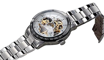 Foto 5 | Venta Internacional - Reloj Ik Luxury Ik 98226 Esqueleto Automático De Acero Inoxidable