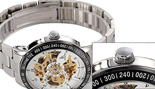 Foto 7 pulgar | Venta Internacional - Reloj Ik Luxury Ik 98226 Esqueleto Automático De Acero Inoxidable