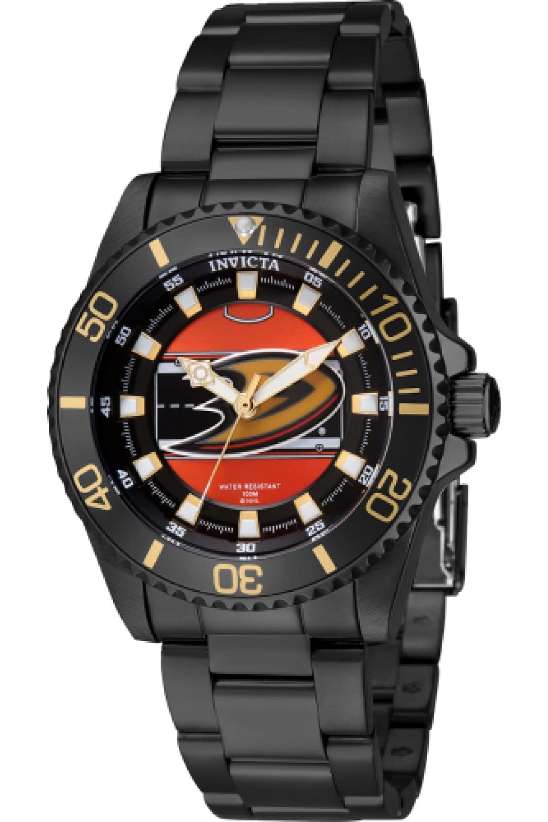 Foto 2 pulgar | Reloj Invicta Nhl Anaheim Ducks De Cuarzo Para Mujer Con Esf - Venta Internacional.