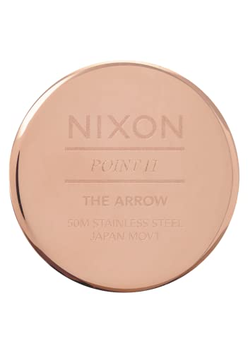 Foto 4 pulgar | Reloj Nixon Arrow Leather A1091 para Mujer - Oro Rosa/Tormenta - Venta Internacional