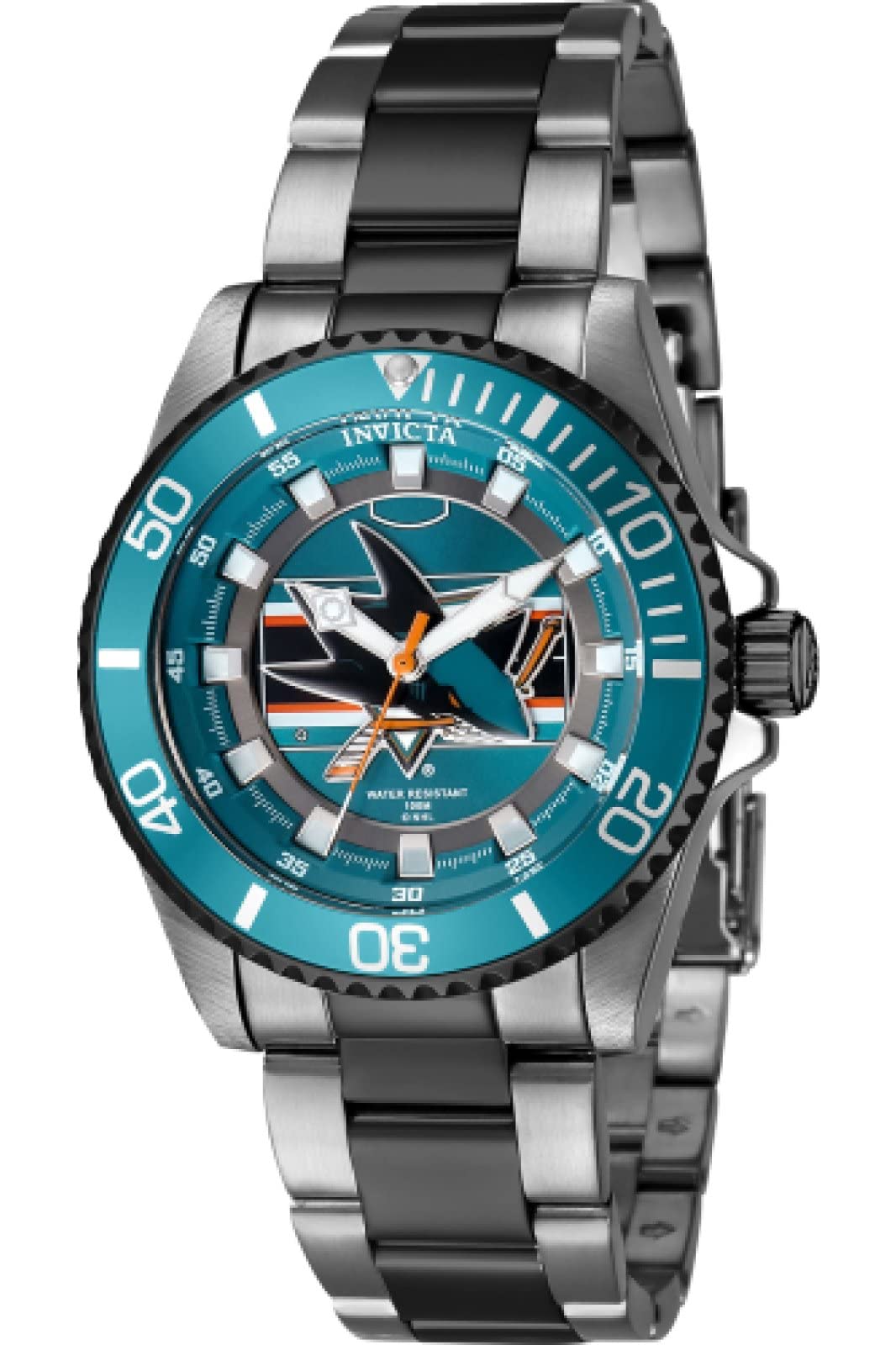 Foto 2 pulgar | Reloj Invicta Nhl San Jose Sharks Quartz Para Mujer - Venta Internacional.