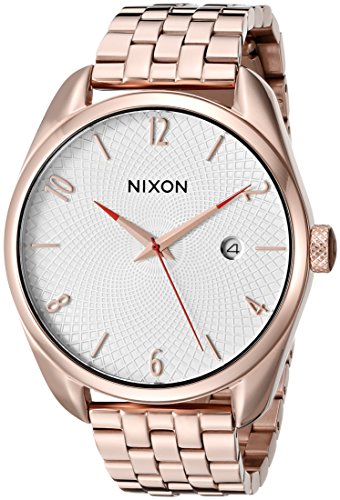 Reloj Nixon A4182183 Bullet Para Mujer En Tono Oro Rosa - Venta Internacional.