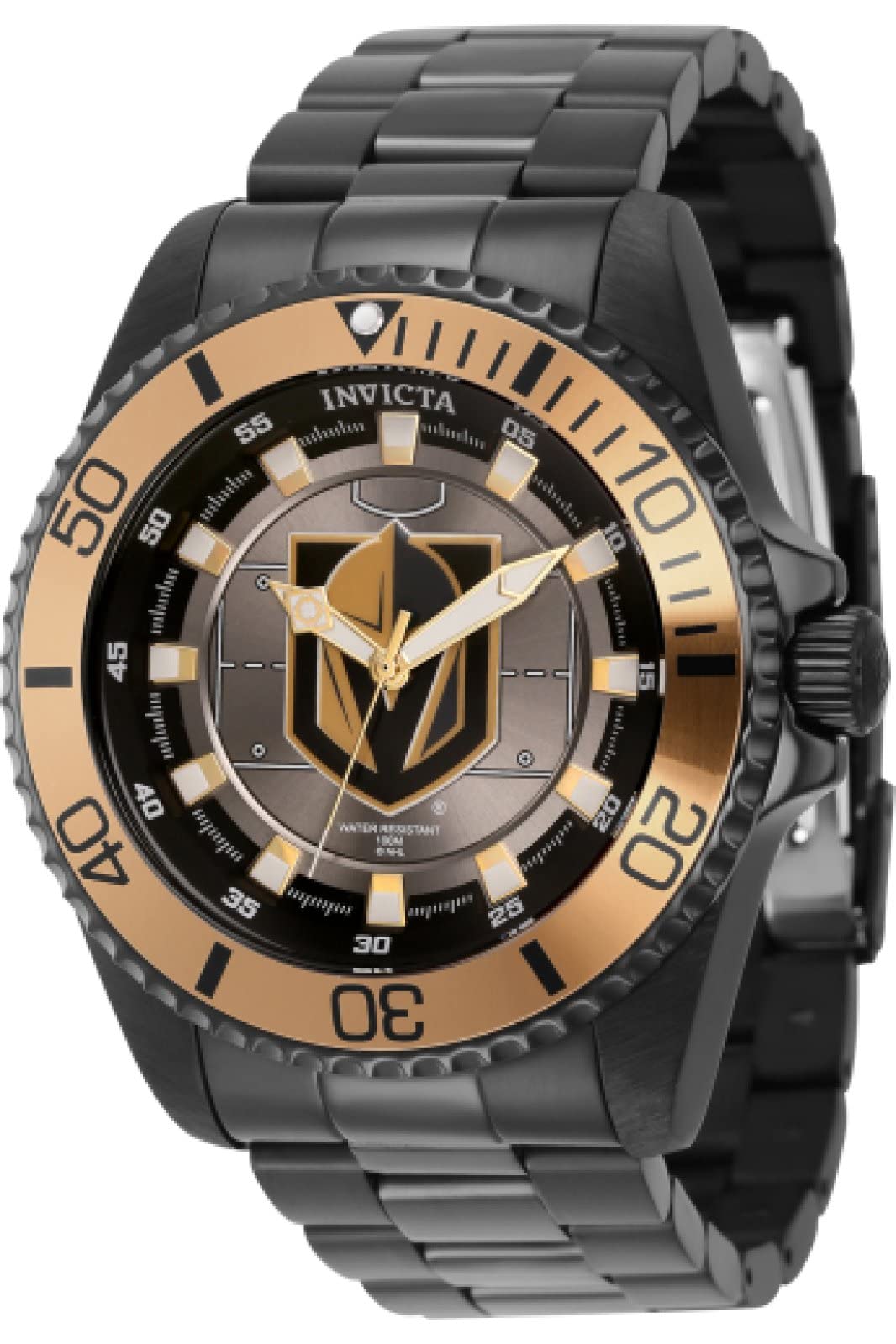 Foto 2 pulgar | Reloj Invicta Nhl Vegas Golden Knights Para Mujer Con Esfera Gris - Venta Internacional.