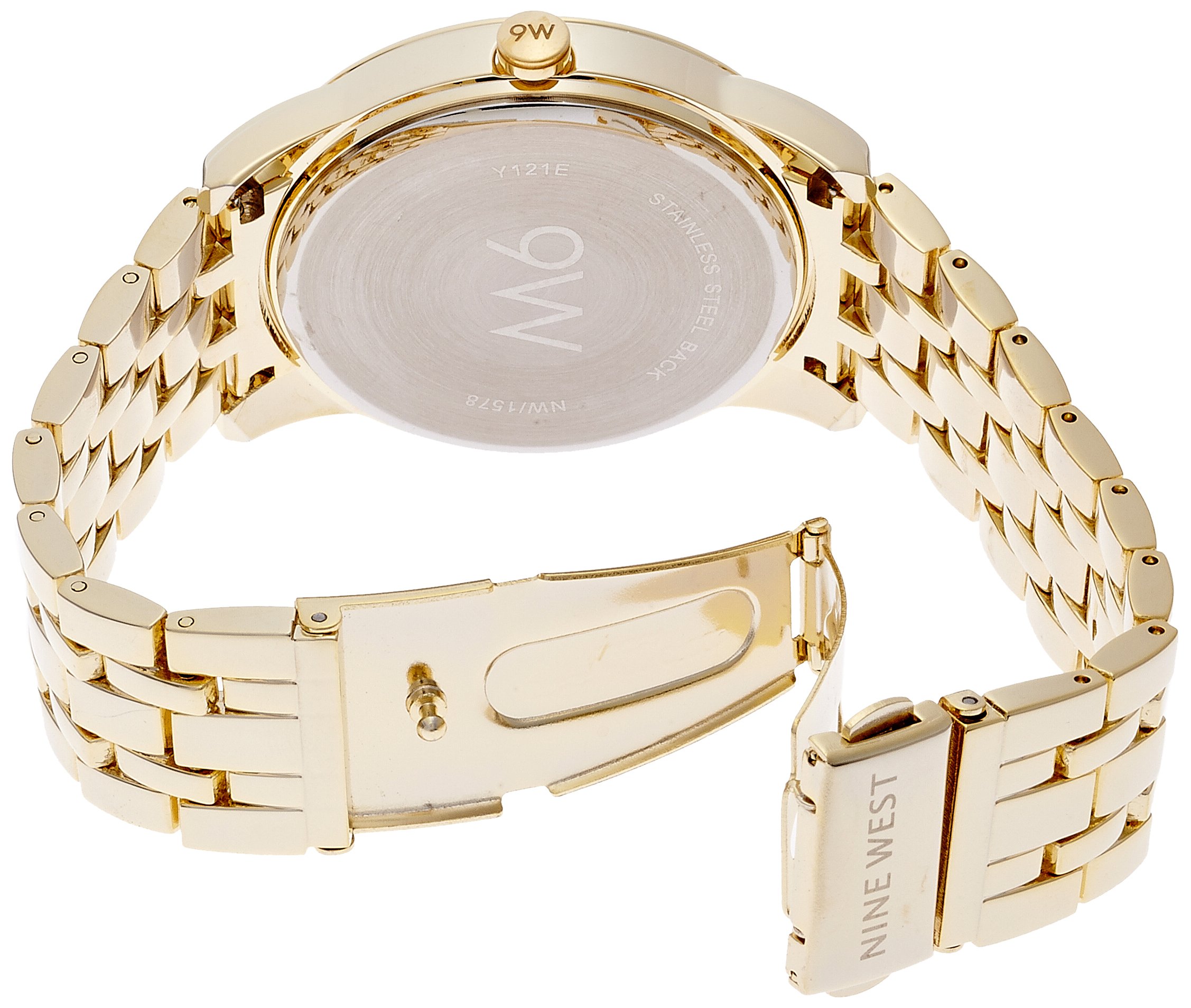 Foto 3 pulgar | Reloj Nine West Dorado para Mujer - Venta Internacional