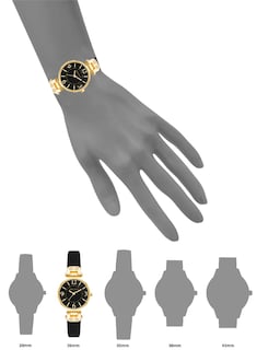 Foto 2 | Reloj Anne Klein Correa de Piel Resistente Al Agua 30 M para Mujer - Venta Internacional