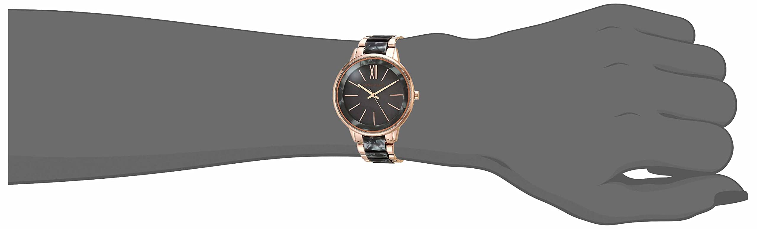 Foto 4 pulgar | Reloj Anne Klein Nácar Gris para Mujer - Venta Internacional