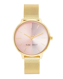 Foto 1 | Reloj Nine West Dorado para Mujer-Venta Internacional