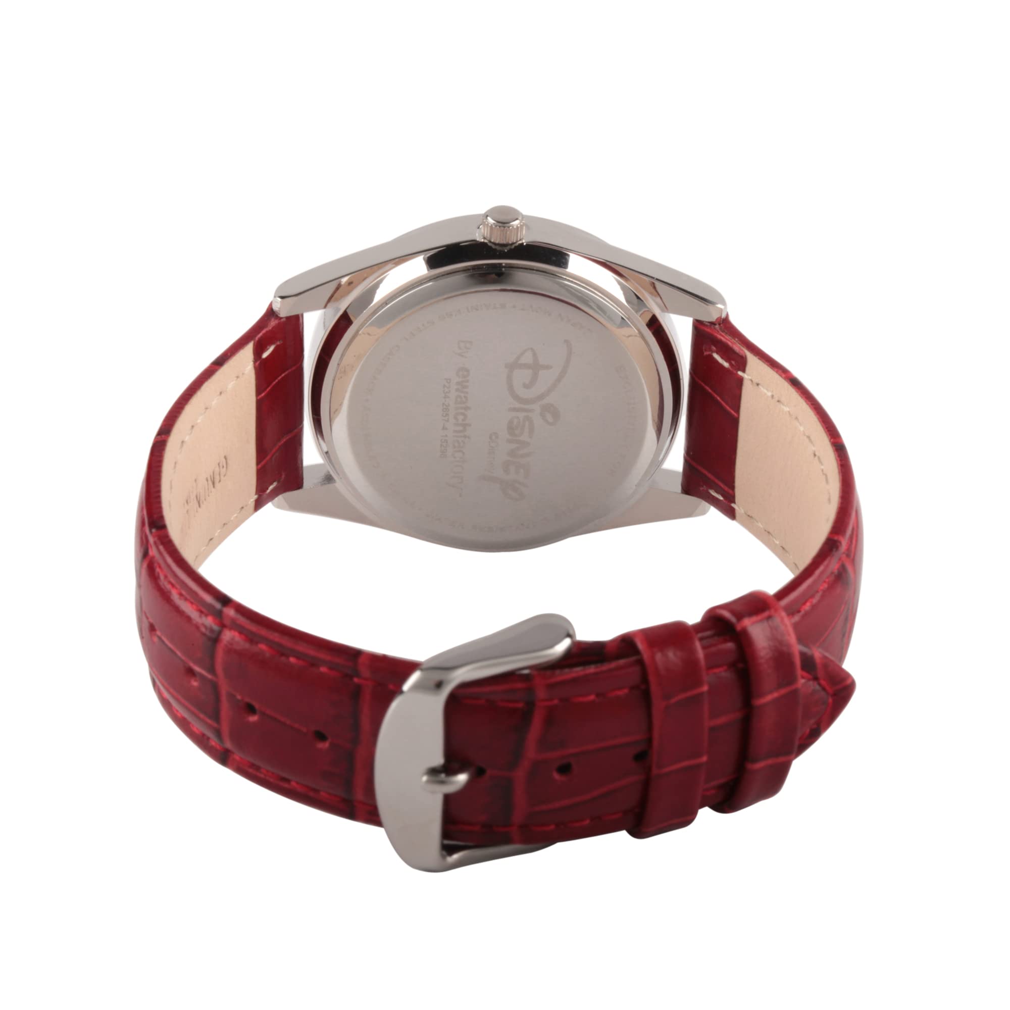 Foto 3 pulgar | Reloj Disney Rojo para Mujer-Venta Internacional